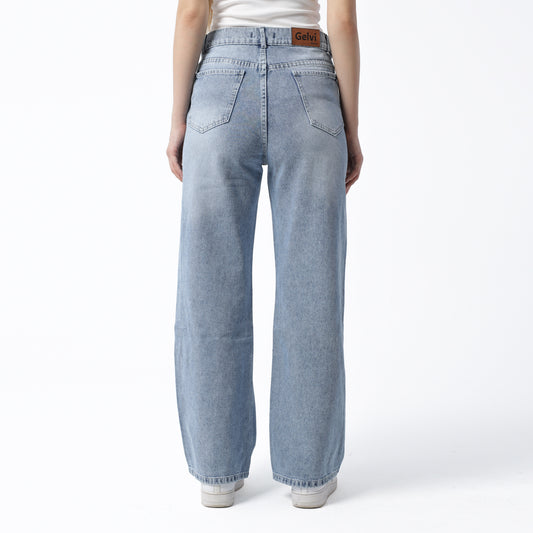 Regular-Denim--Light Washed Blue