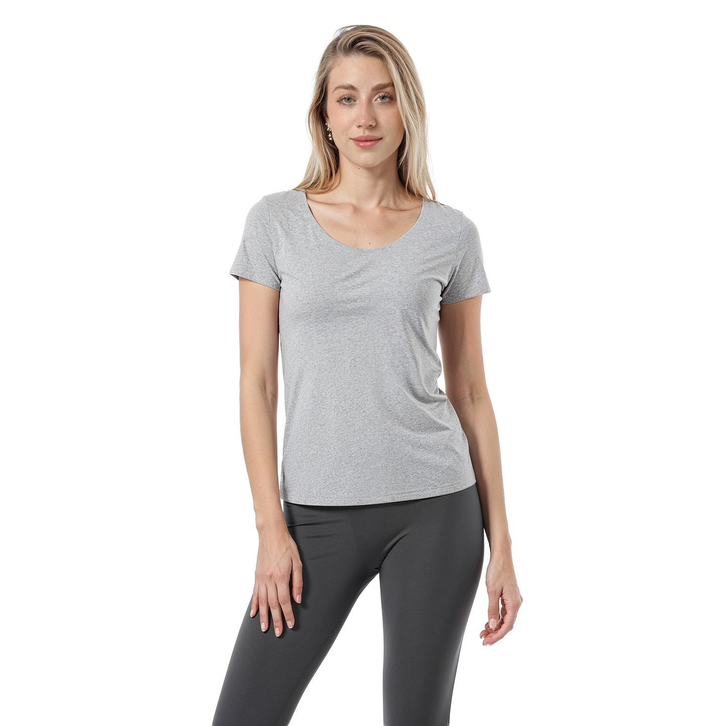 COTTON WIDE NECK SHORT SLEEVE