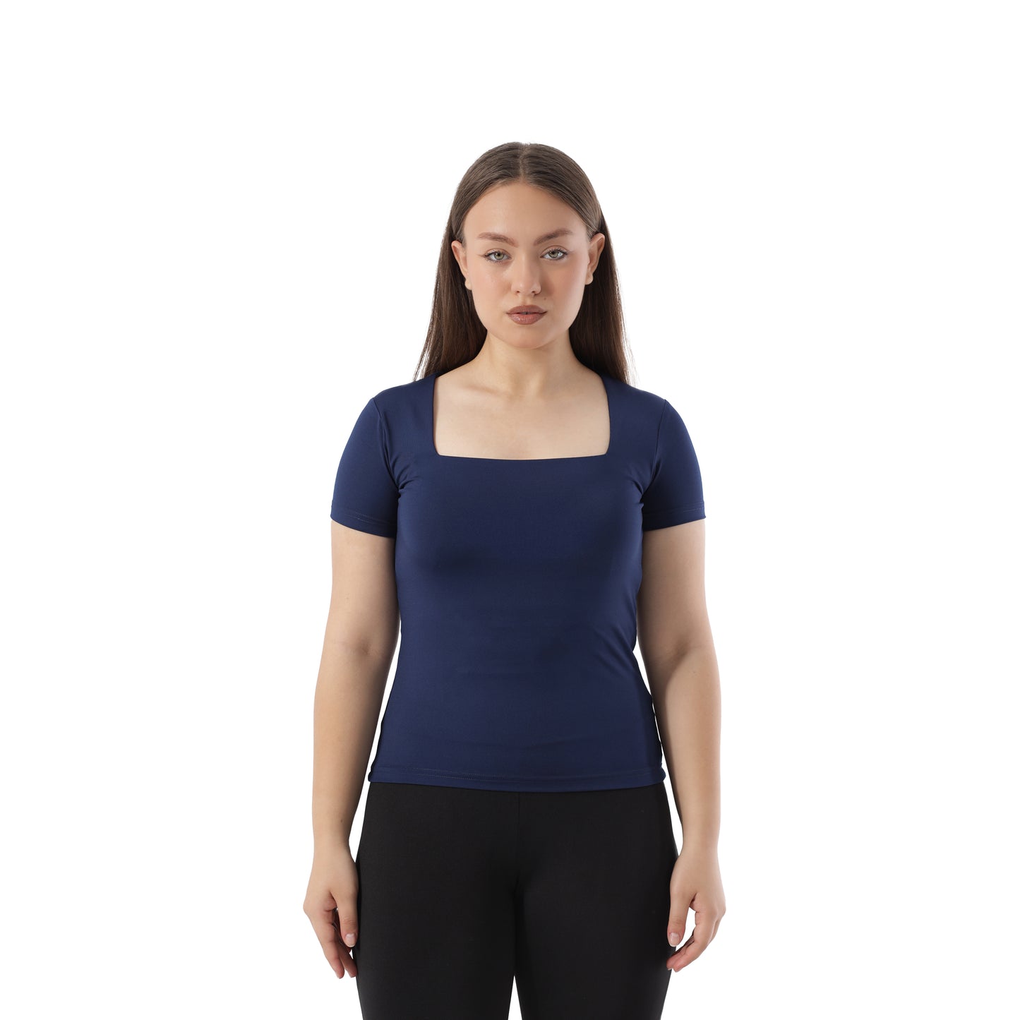 SQUARE NECK SHORT SLEEVE