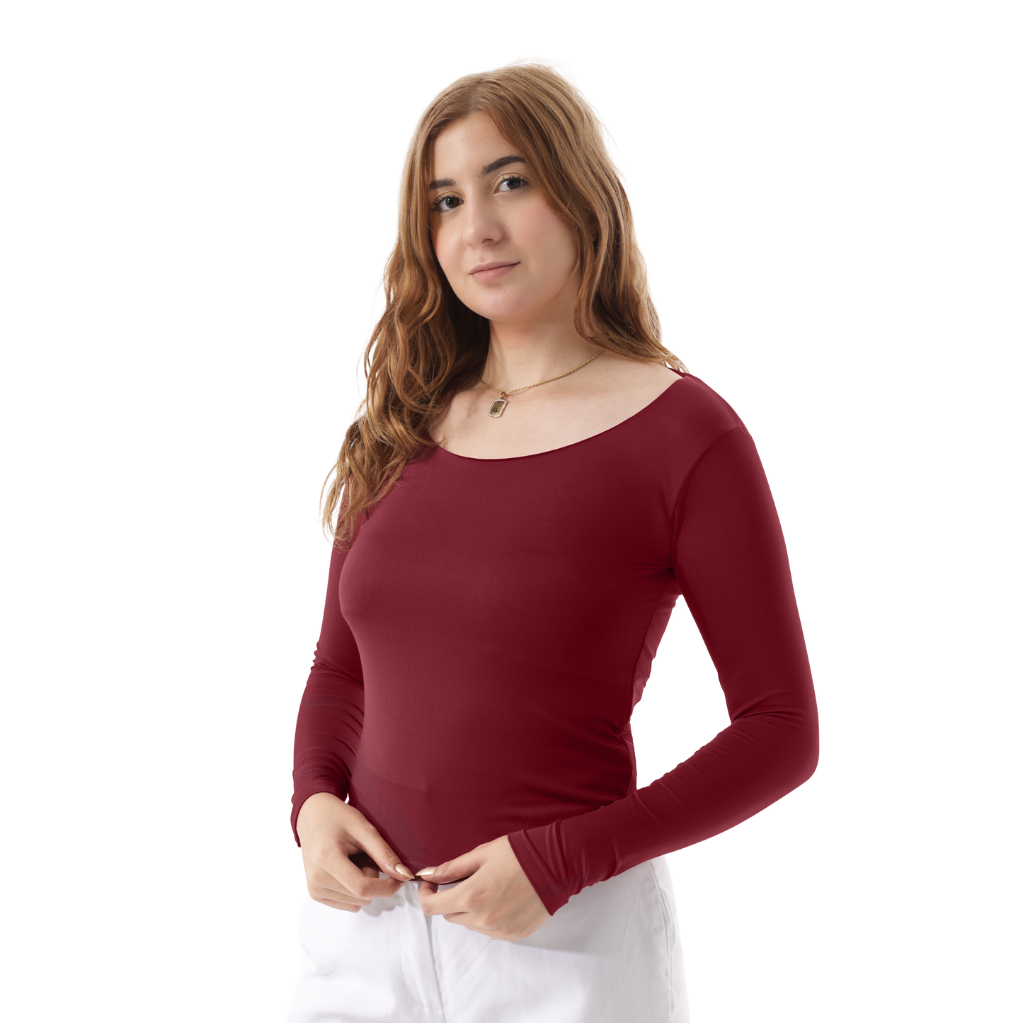 WIDE NECK LONG SLEEVE