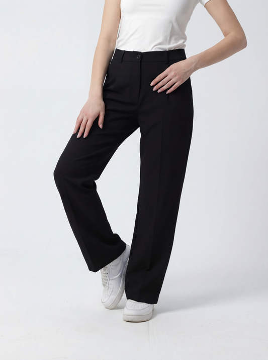 Relaxed Flow Pants - Black