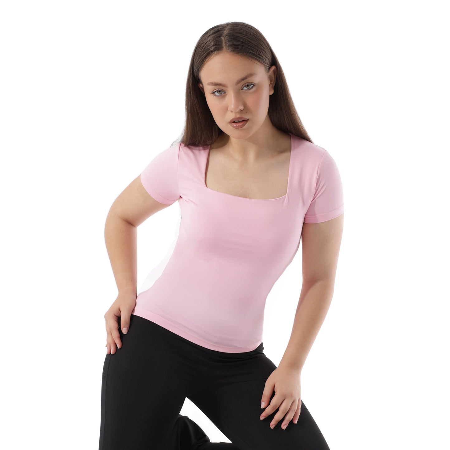 SQUARE NECK SHORT SLEEVE