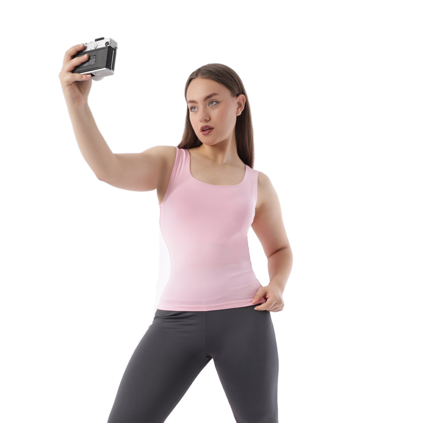 TANK TOP WIDE NECK SLEEVLESS