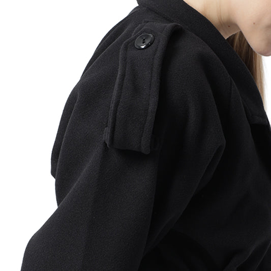 Wool Blend Coat Black