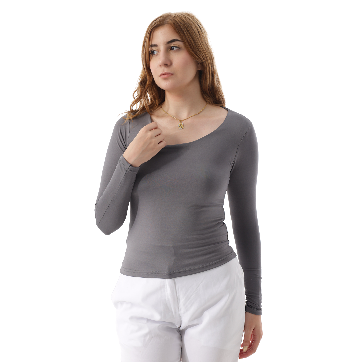 WIDE NECK LONG SLEEVE