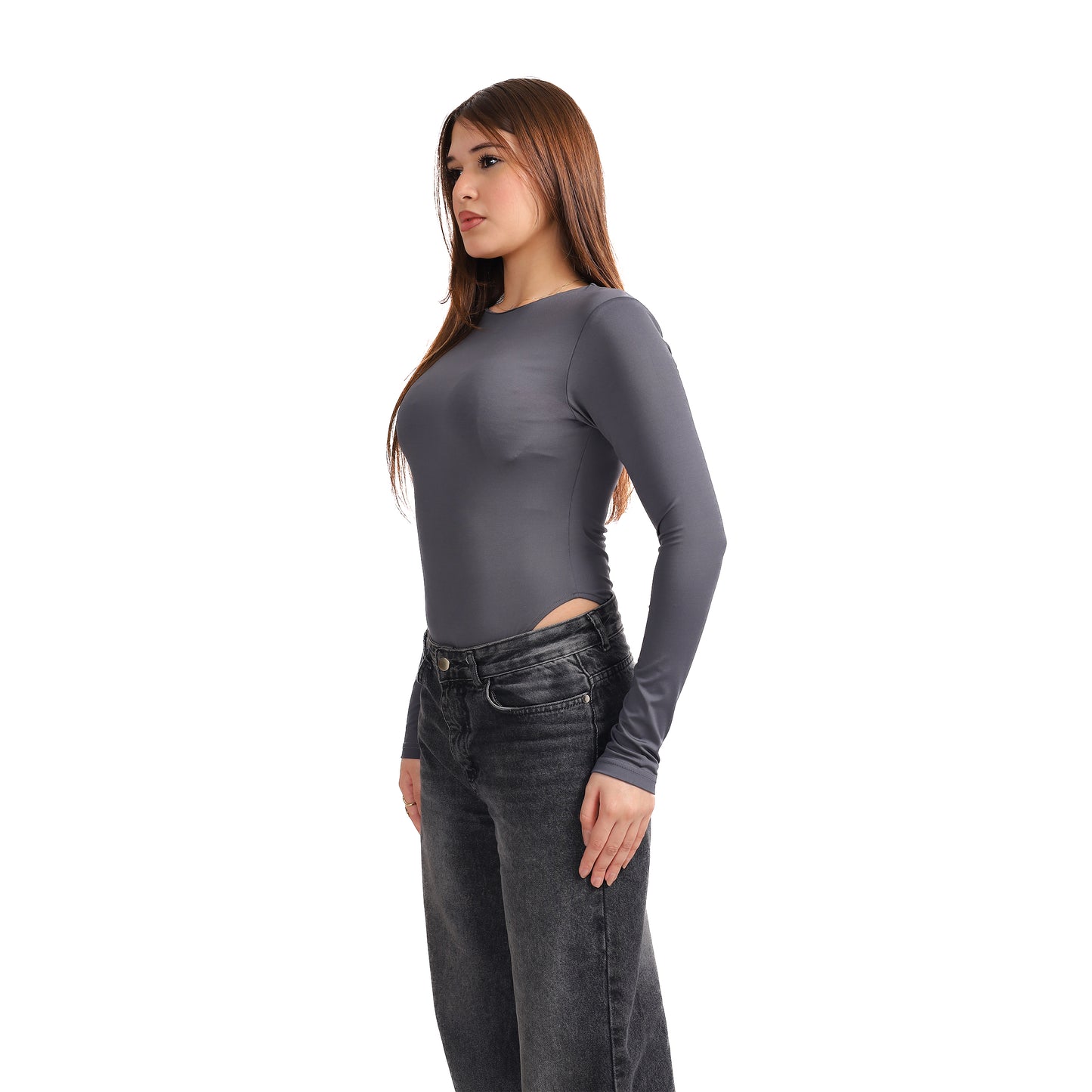ROUND NECK LONG SLEEVE BODY SUIT