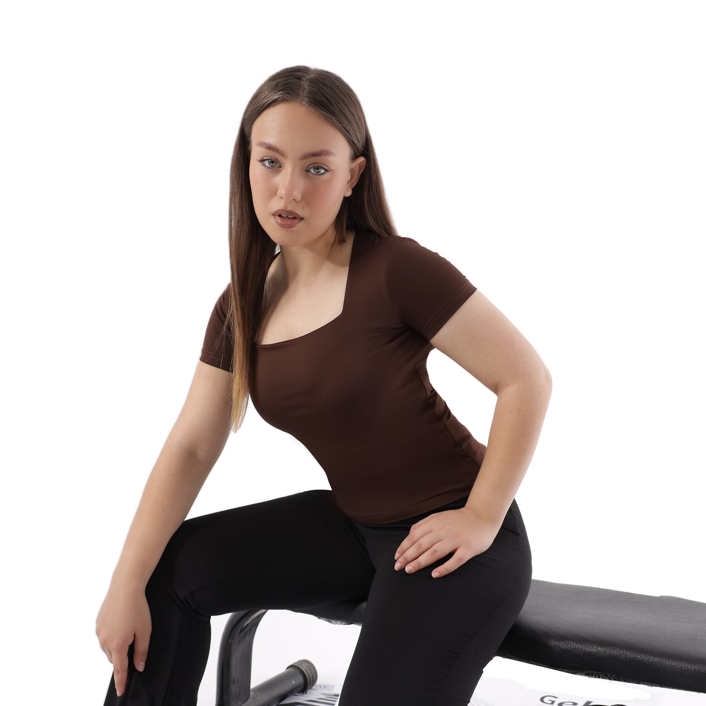 SQUARE NECK SHORT SLEEVE