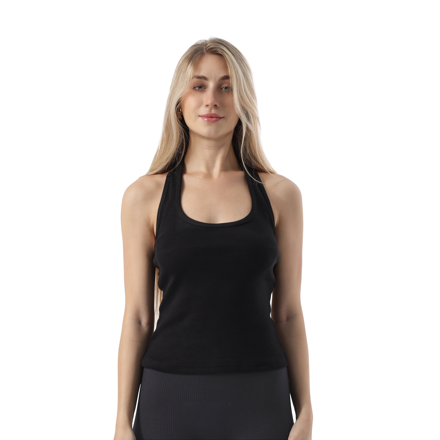 HALTER NECK TANK TOP