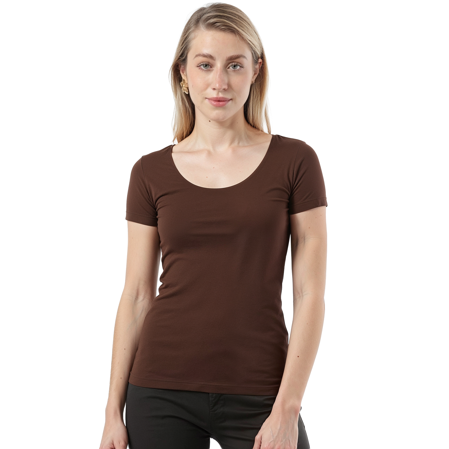 WIDE NECK SHORT SLEEVE