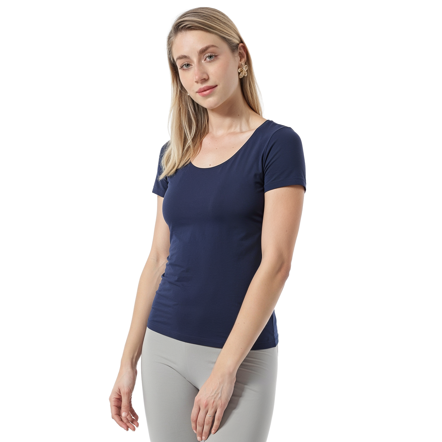 WIDE NECK SHORT SLEEVE