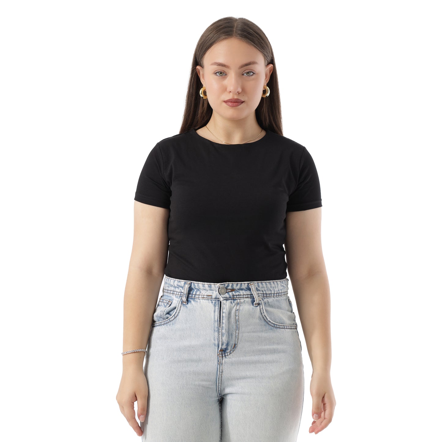 COTTON ROUND NECK SHORT SLEEVE