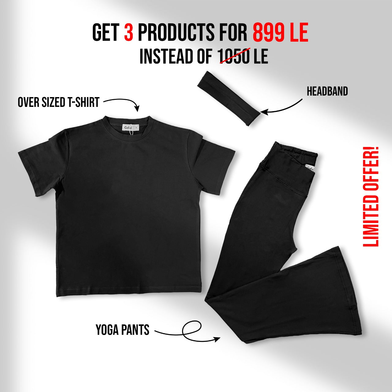 GYM FIT BUNDLE FOR 899 LE ONLY !