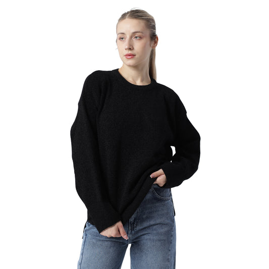Velvet Warm Knit Black