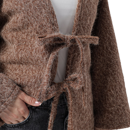Lush Cardigan Brown