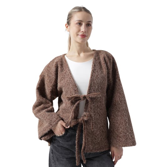 Lush Cardigan Brown