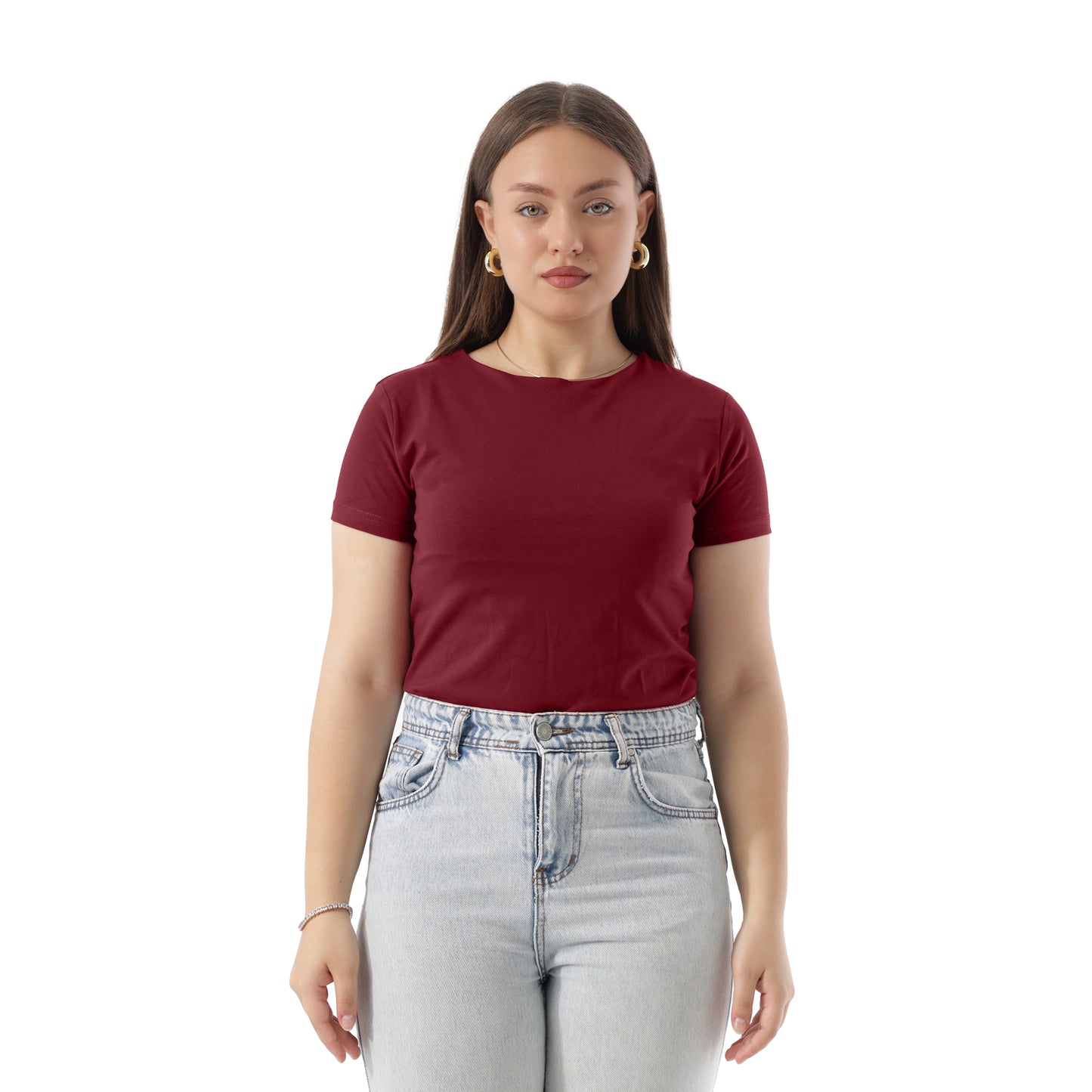 COTTON ROUND NECK SHORT SLEEVE