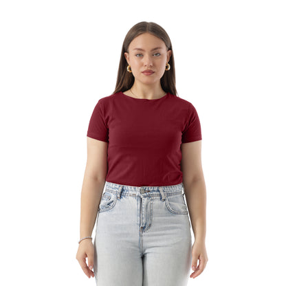 COTTON ROUND NECK SHORT SLEEVE