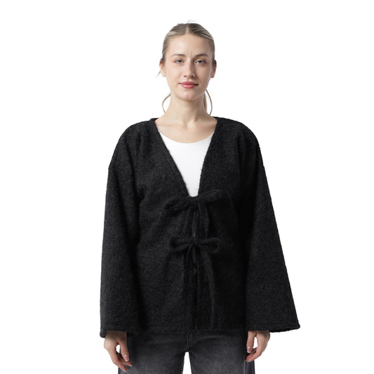 Lush Cardigan Black