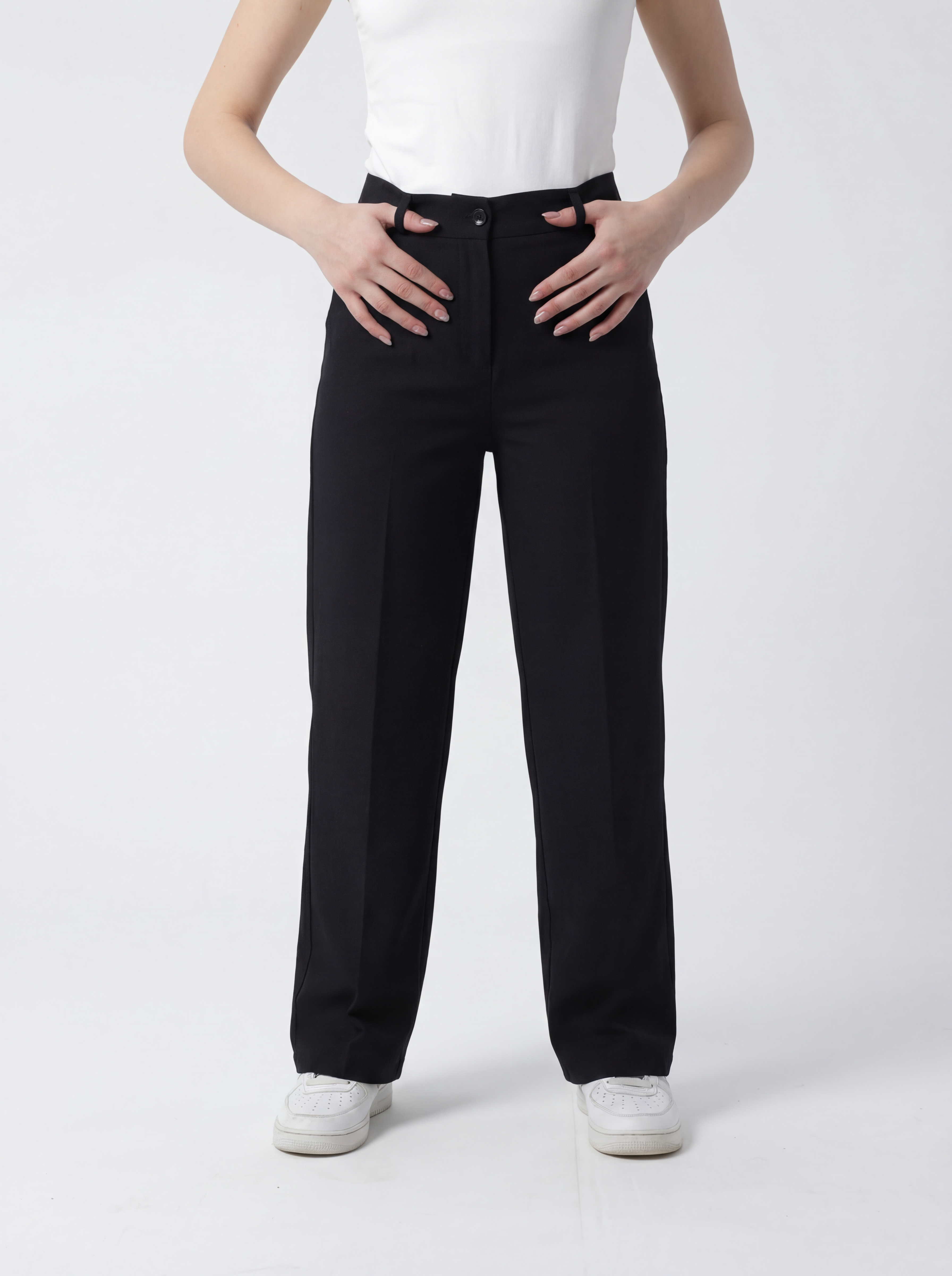 Relaxed Flow Pants - Black