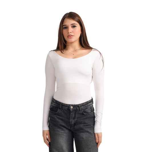 WIDE NECK LONG SLEEVE