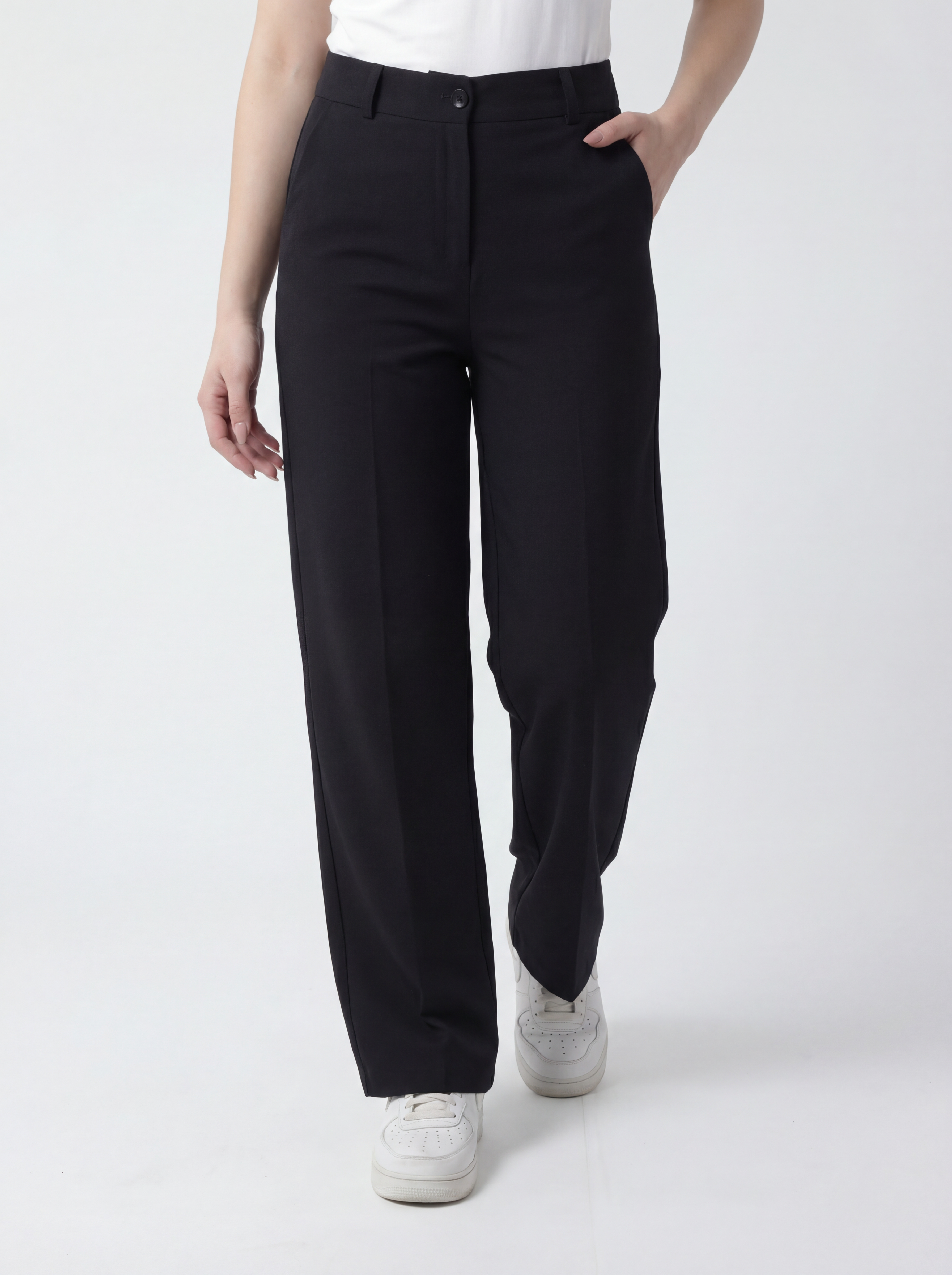 Relaxed Flow Pants - Black