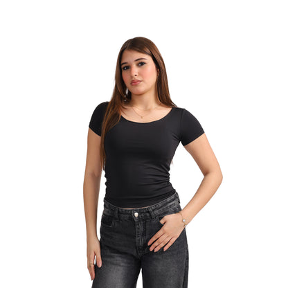 WIDE NECK SHORT SLEEVE