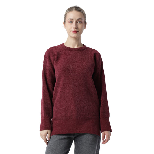 Velvet Warm Knit Burgundy