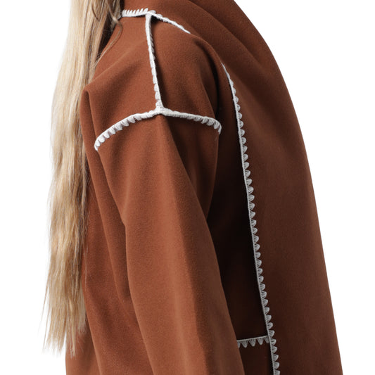 Fringe Scarf Coat Havan