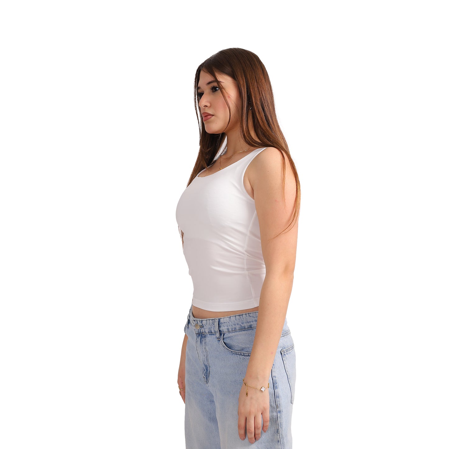 TANK TOP WIDE NECK SLEEVLESS