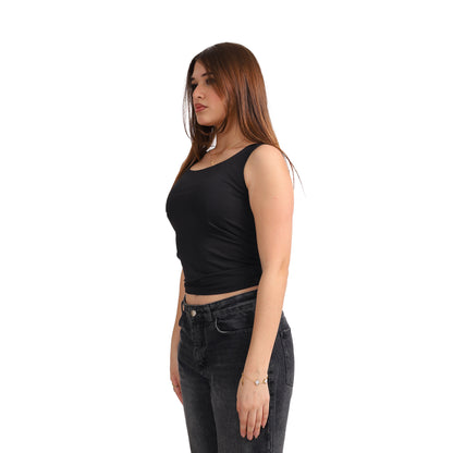 TANK TOP WIDE NECK SLEEVLESS