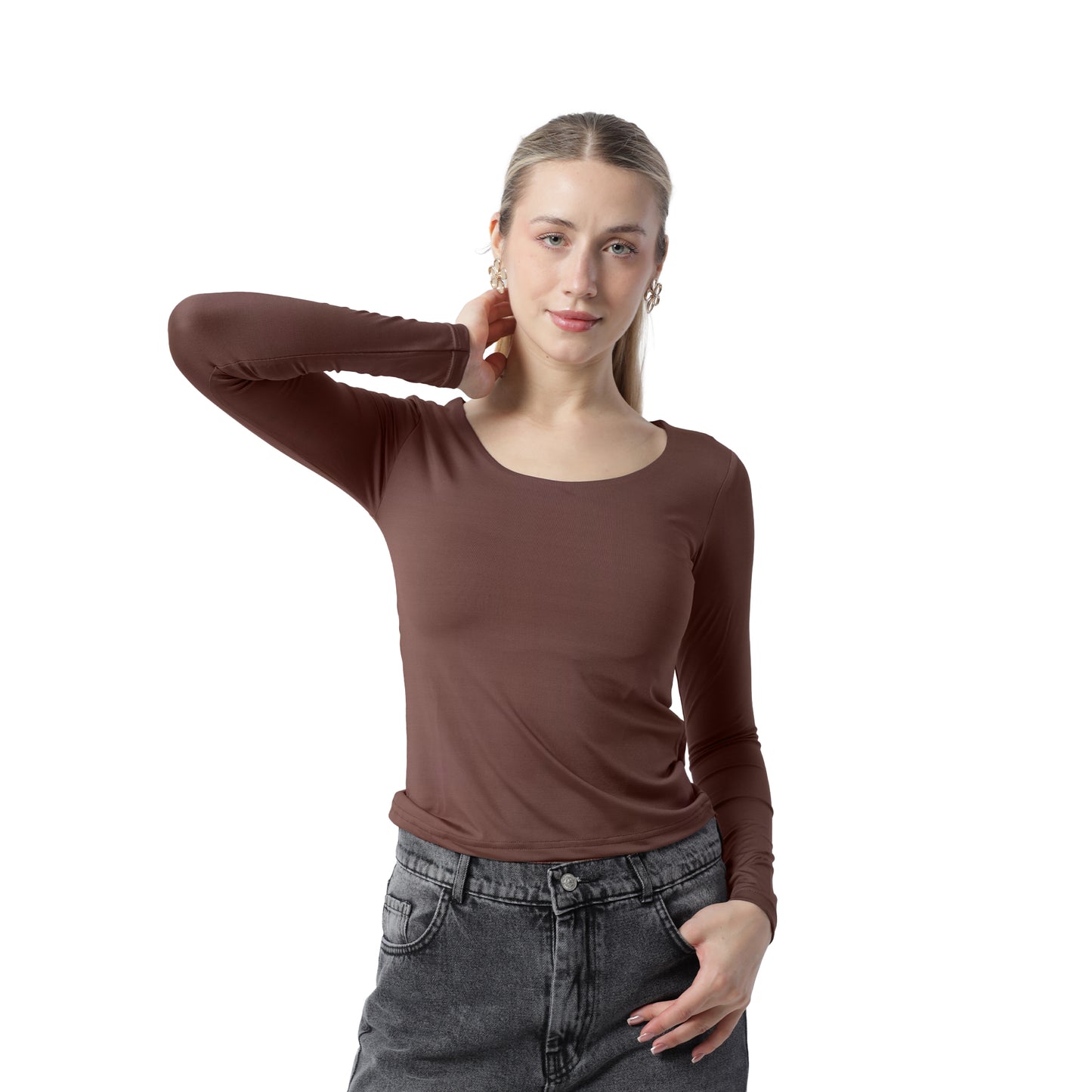 WIDE NECK LONG SLEEVE