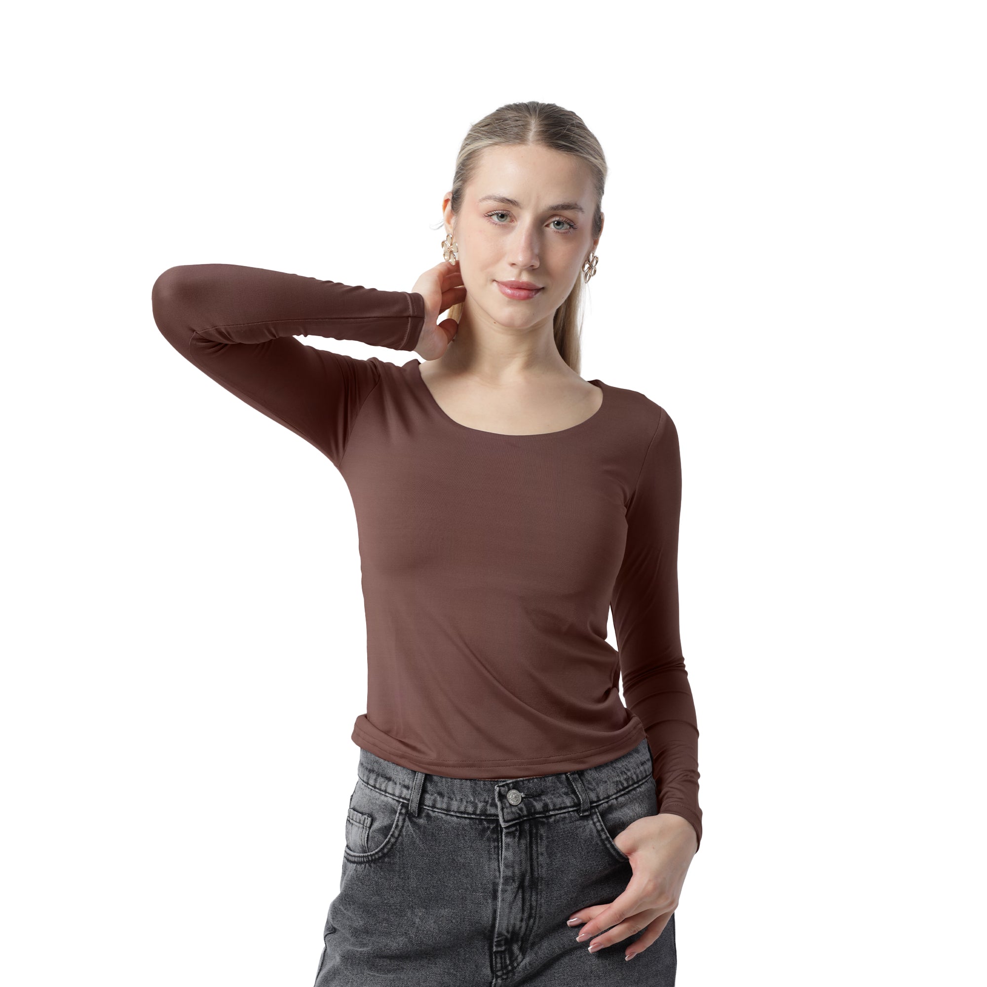 WIDE NECK LONG SLEEVE
