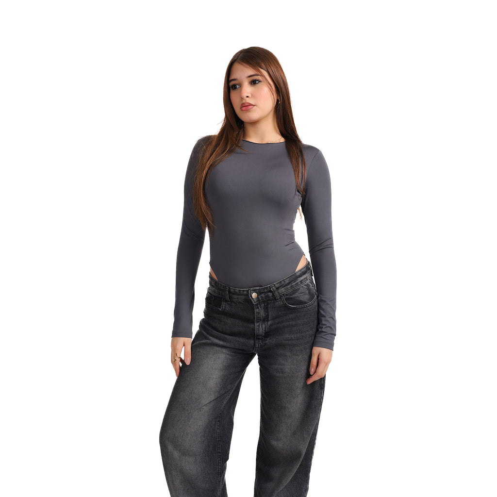BODYSUIT ROUND NECK LONG SLEEVE