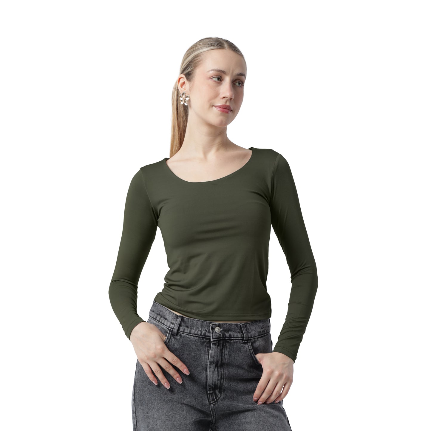 WIDE NECK LONG SLEEVE