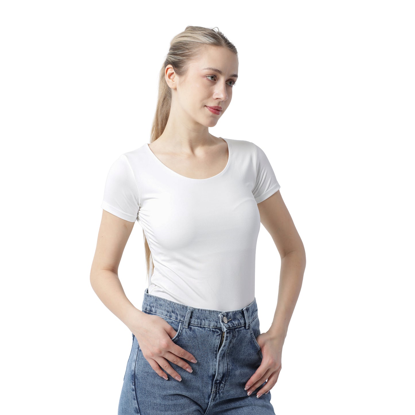 WIDE NECK SHORT SLEEVE