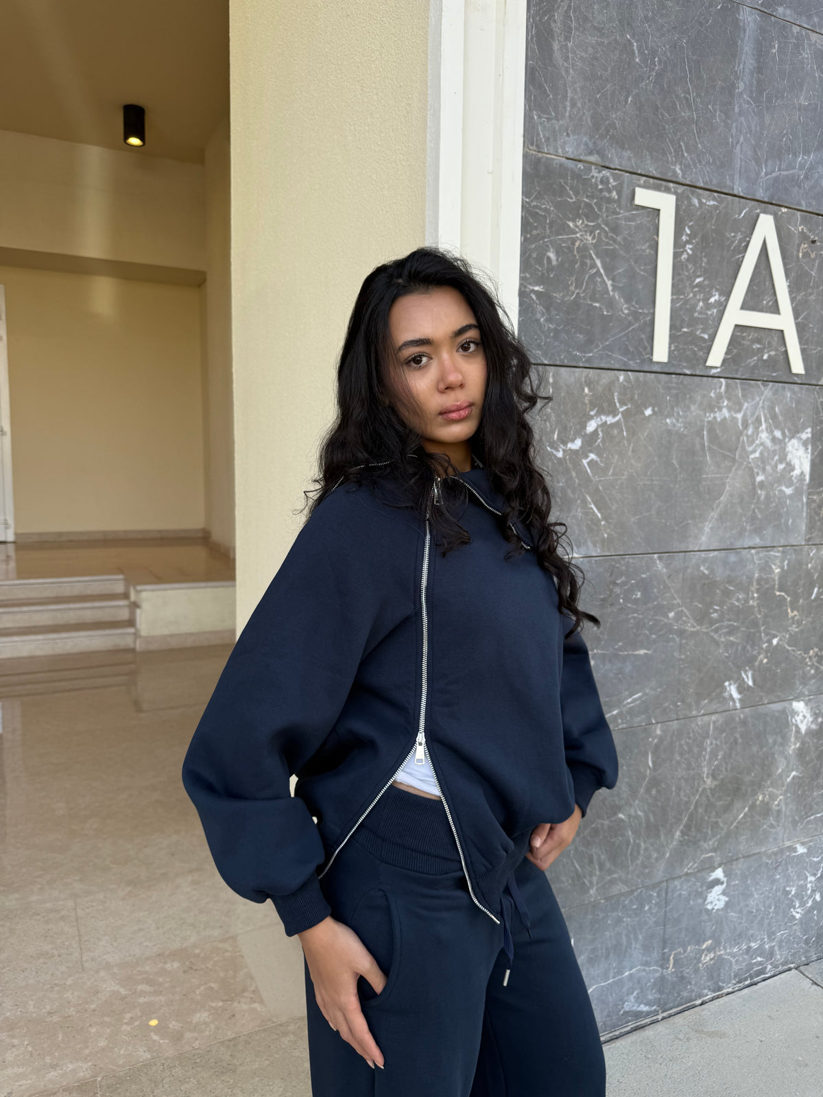 Daily jacket -Navy Blue