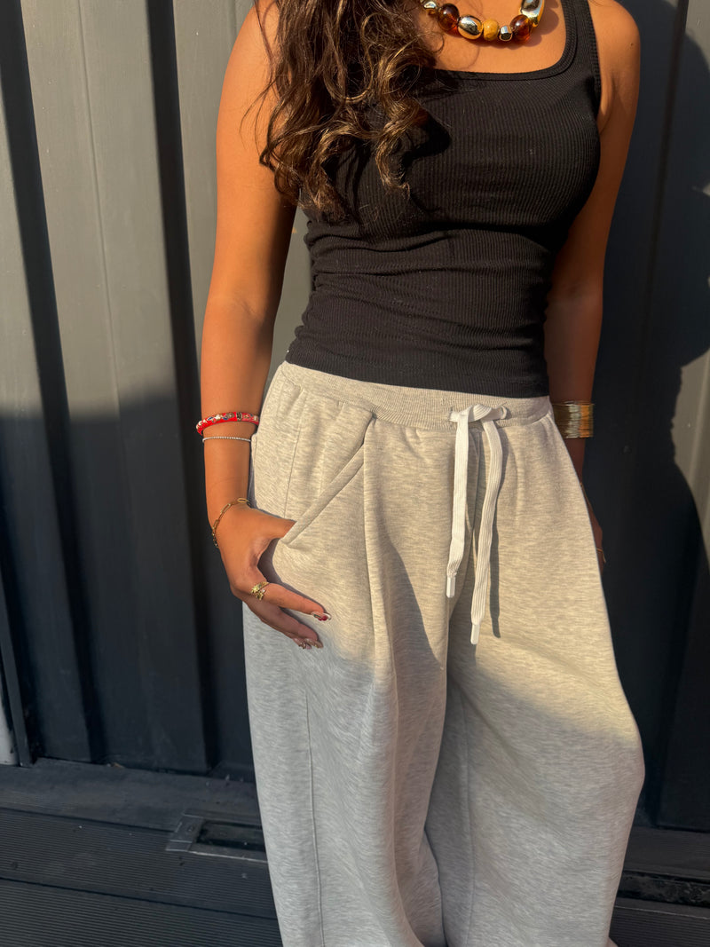 Flow Sweatpants- Heather Grey
